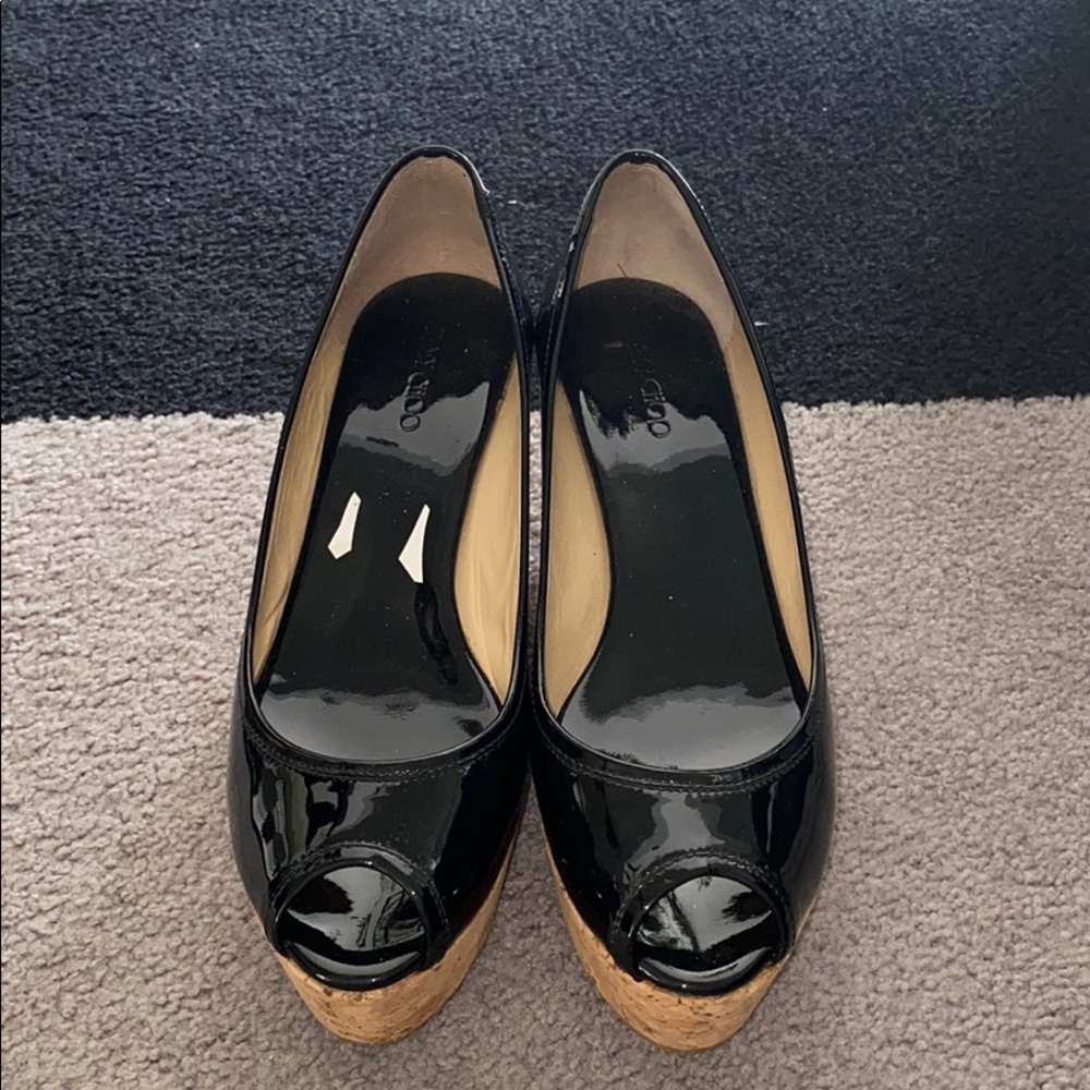 Jimmy Choo platform wedge